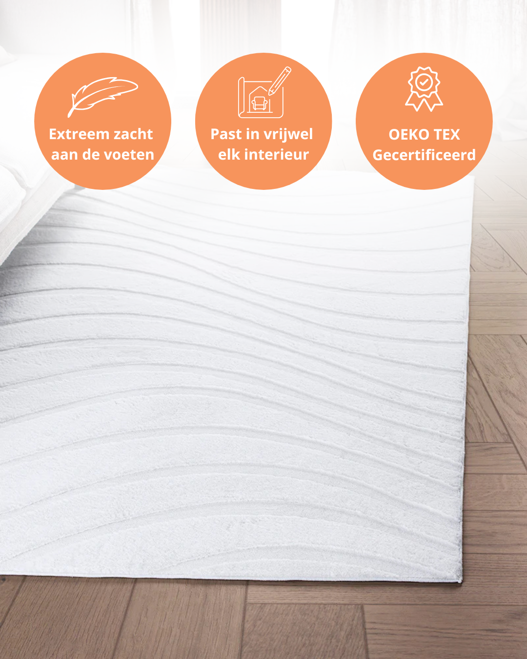 Japandi Vloerkleed - Terra Maris Ivory