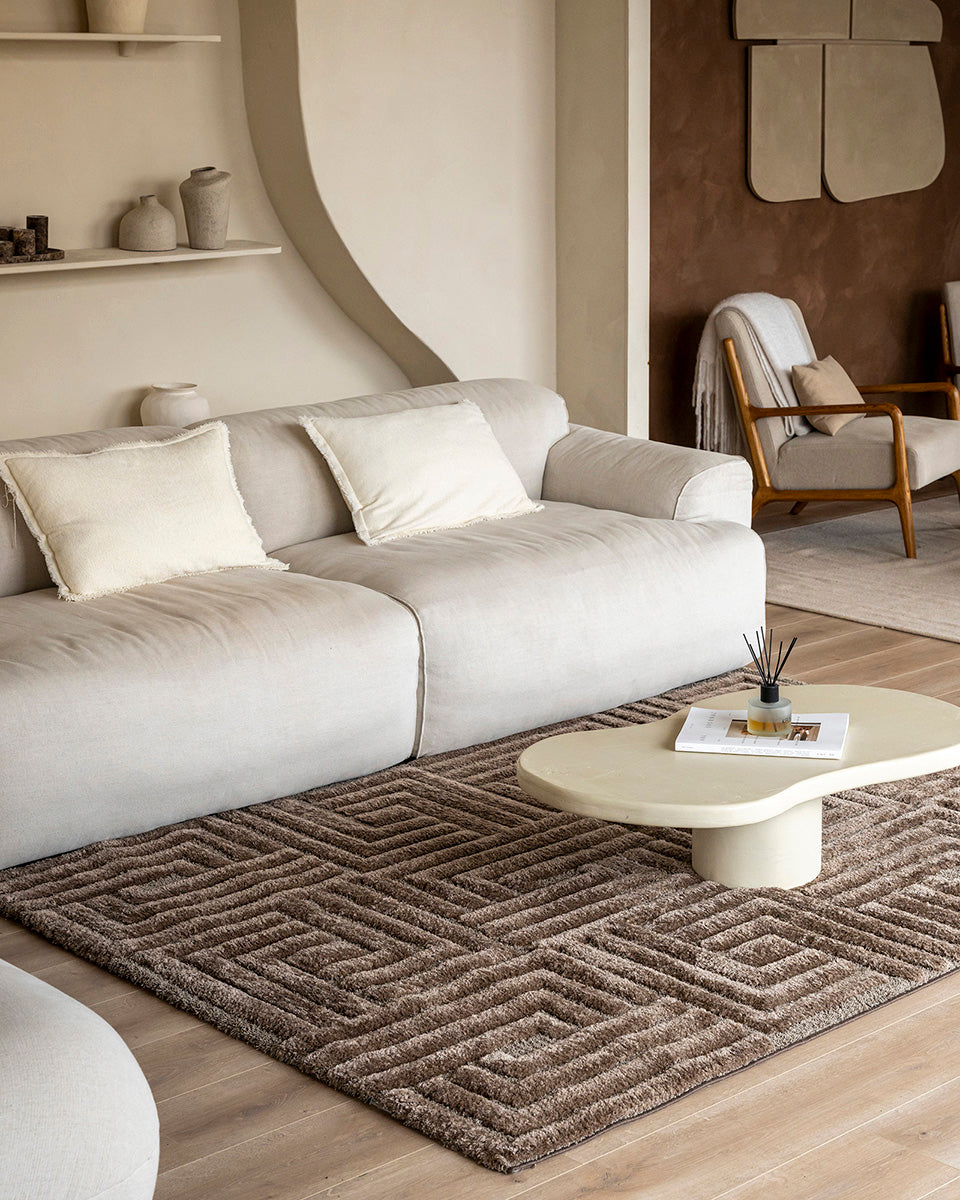 Modern Vloerkleed – Mallorca Bruin