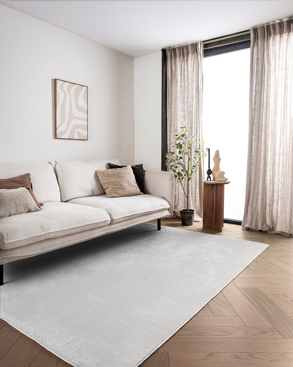 Japandi Vloerkleed - Terra Plano Gebroken Wit