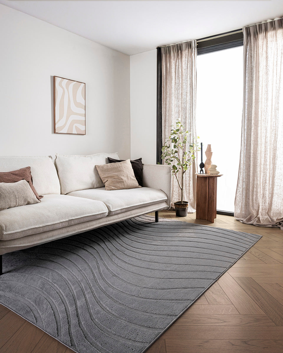 Japandi Vloerkleed - Terra Maris Grijs