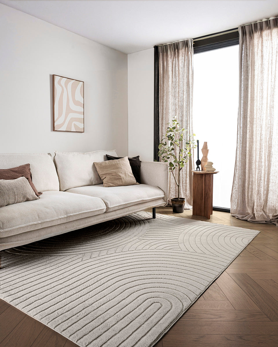 Japandi Vloerkleed - Terra Zenith Taupe