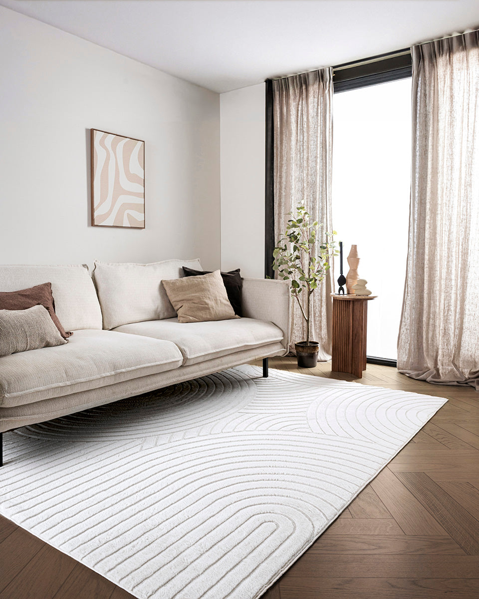 Japandi Vloerkleed - Terra Zenith Gebroken Wit