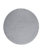 Rond Japandi Vloerkleed - Ovara Zenith Grijs