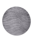 Rond Japandi Vloerkleed - Ovara Maris Grijs