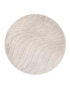 Rond Japandi Vloerkleed - Ovara Maris Beige