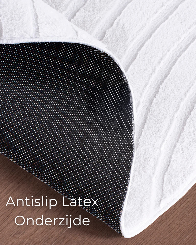 Rond Japandi Vloerkleed - Ovara Zenith Gebroken Wit