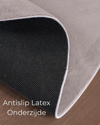 Rond Japandi Vloerkleed - Ovara Plano Taupe