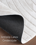 Rond Japandi Vloerkleed - Ovara Zenith Beige