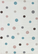 Kinder Vloerkleed - Dotti Wit