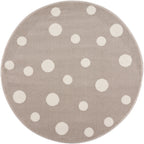 Kinder Vloerkleed - Rond Dotti Beige
