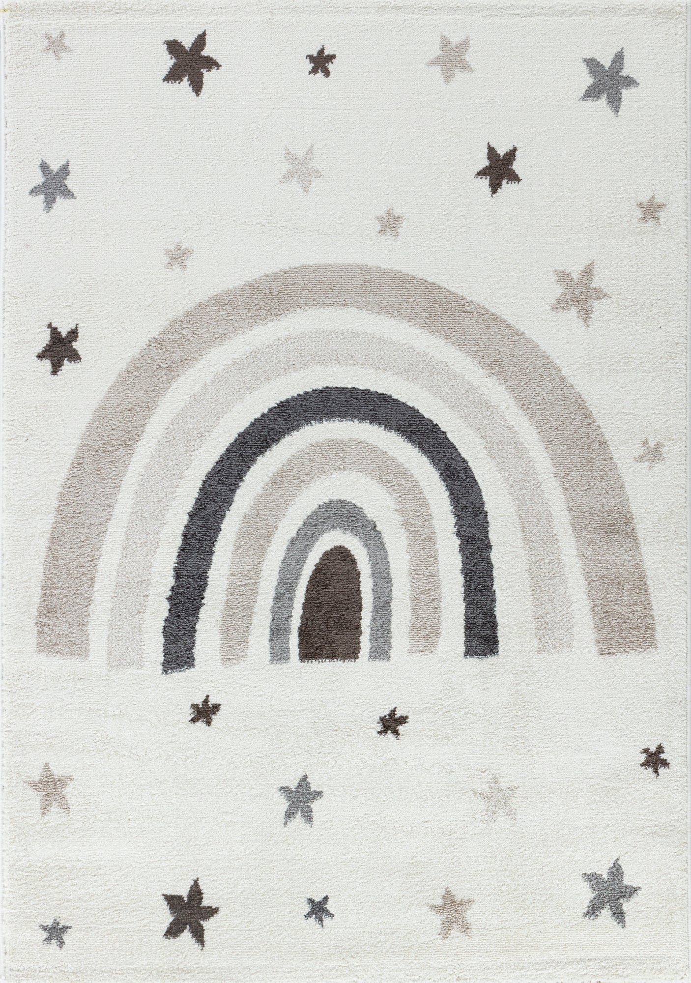 Kinder Vloerkleed - Rainbow Wit