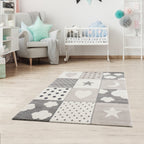 Kinder Vloerkleed - Sweat Blocks Grijs