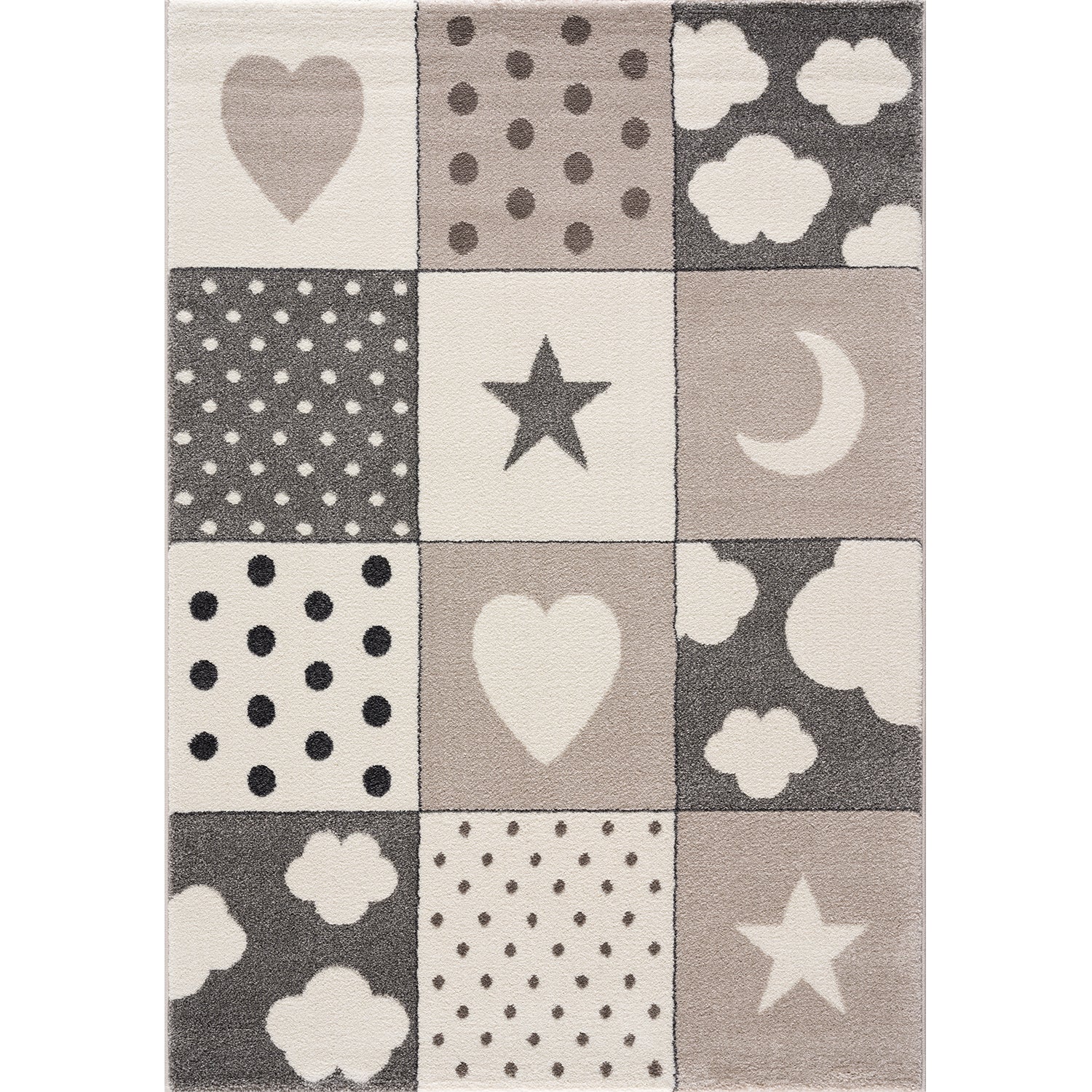 Kinder Vloerkleed - Sweat Blocks Grijs