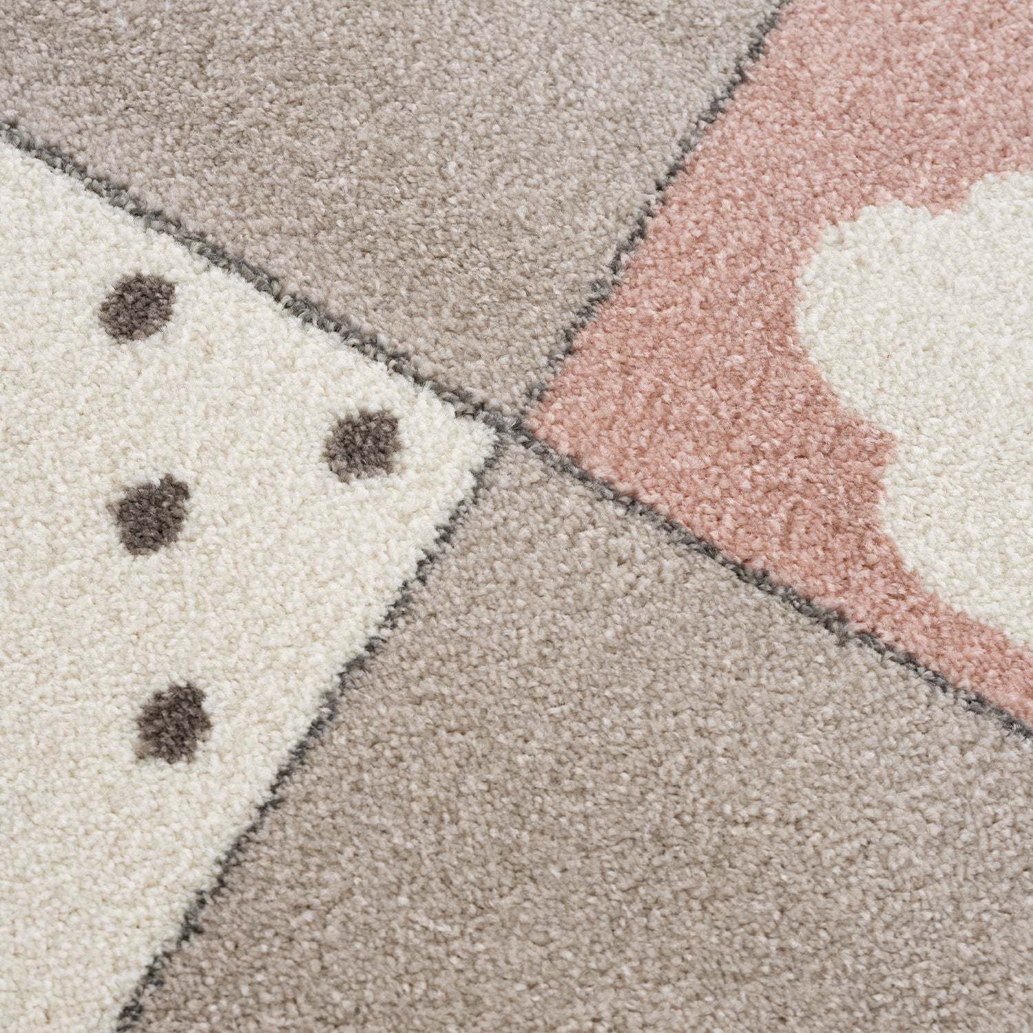 Kinder Vloerkleed - Sweat Blocks Roze