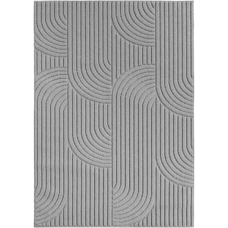 Japandi Vloerkleed - HELIX 2201 SILVER