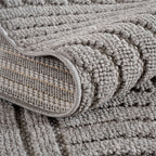 Japandi Teppich - HELIX 2201 SILBER