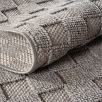 Läufer Japandi Teppich - HELIX 2203 SILVER