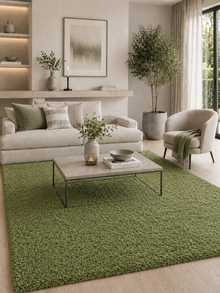 Hochflor Teppich Shaggy - LIFE 1500 GREEN