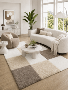 Hochflor Teppich Shaggy - LIFE 1501 MOCCA