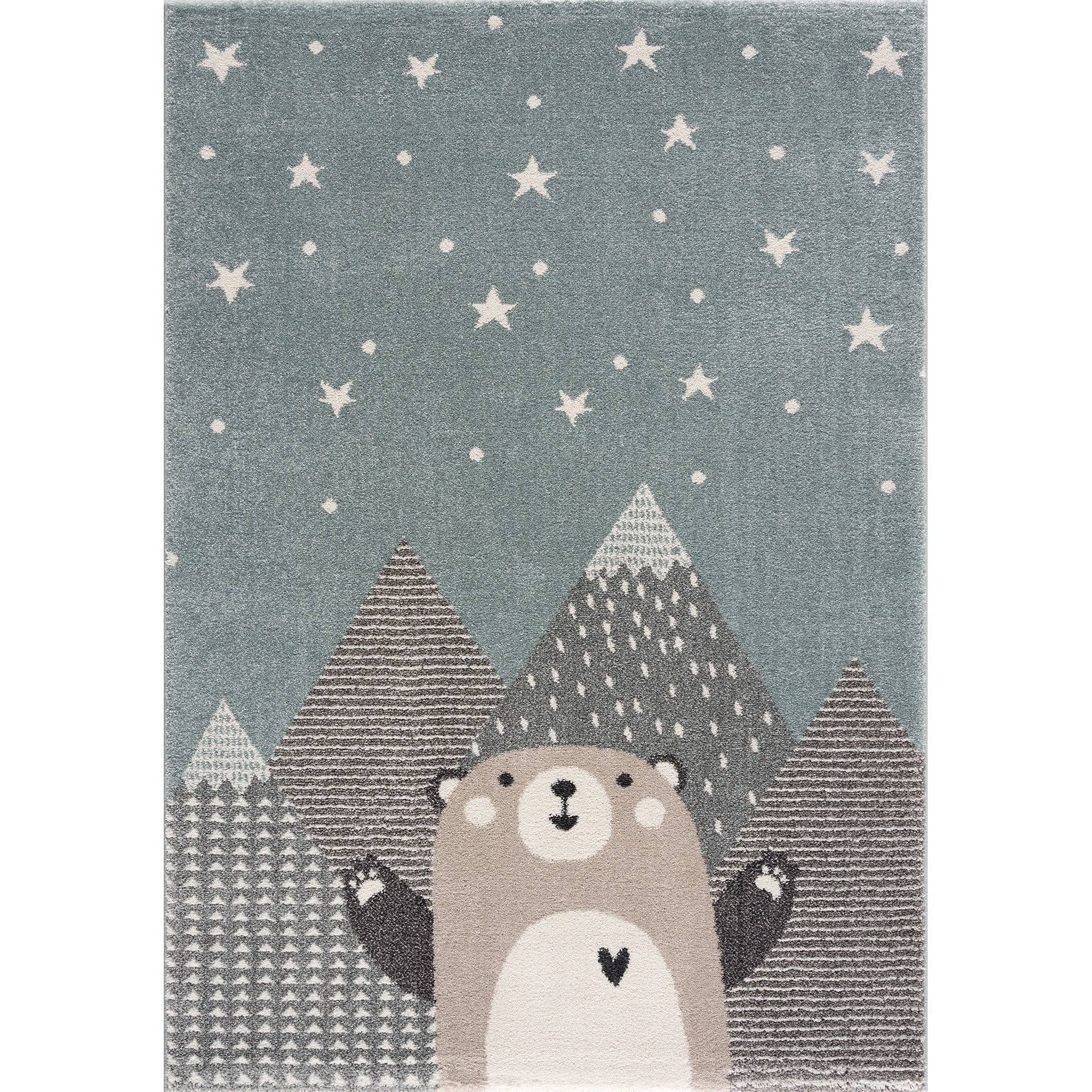 Kinder Vloerkleed - Dreambear Mint