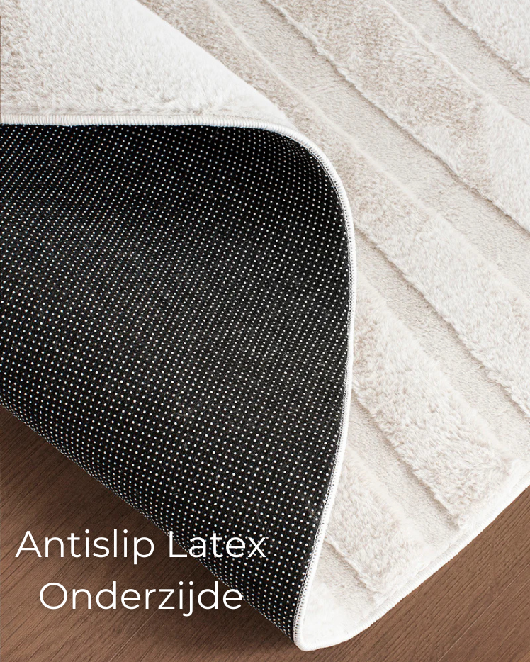 Rond Japandi Vloerkleed - Ovara Maris Beige