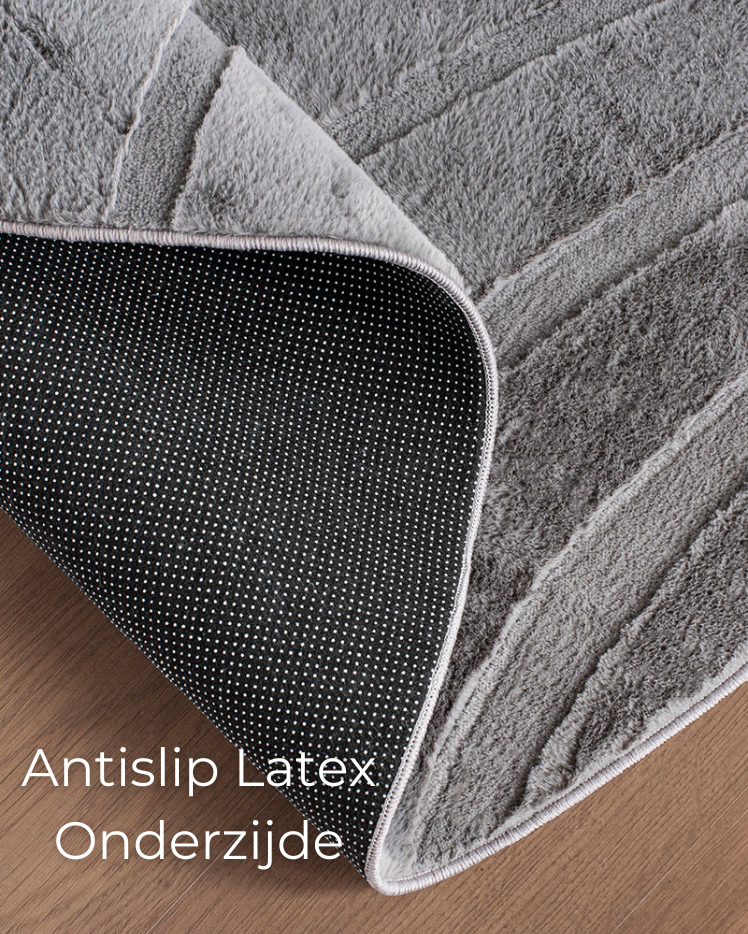 Rond Japandi Vloerkleed - Ovara Maris Grijs