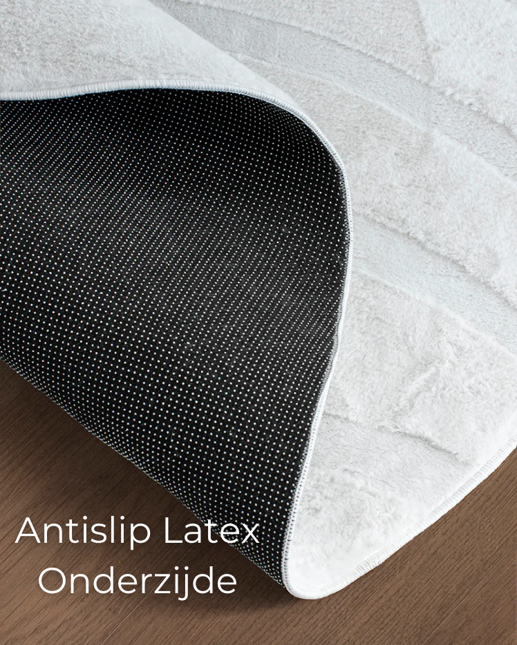 Rond Japandi Vloerkleed - Ovara Maris Gebroken Wit