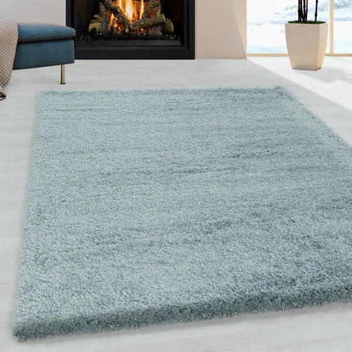 Hoogpolig Vloerkleed - FLUFFY 3500 BLUE