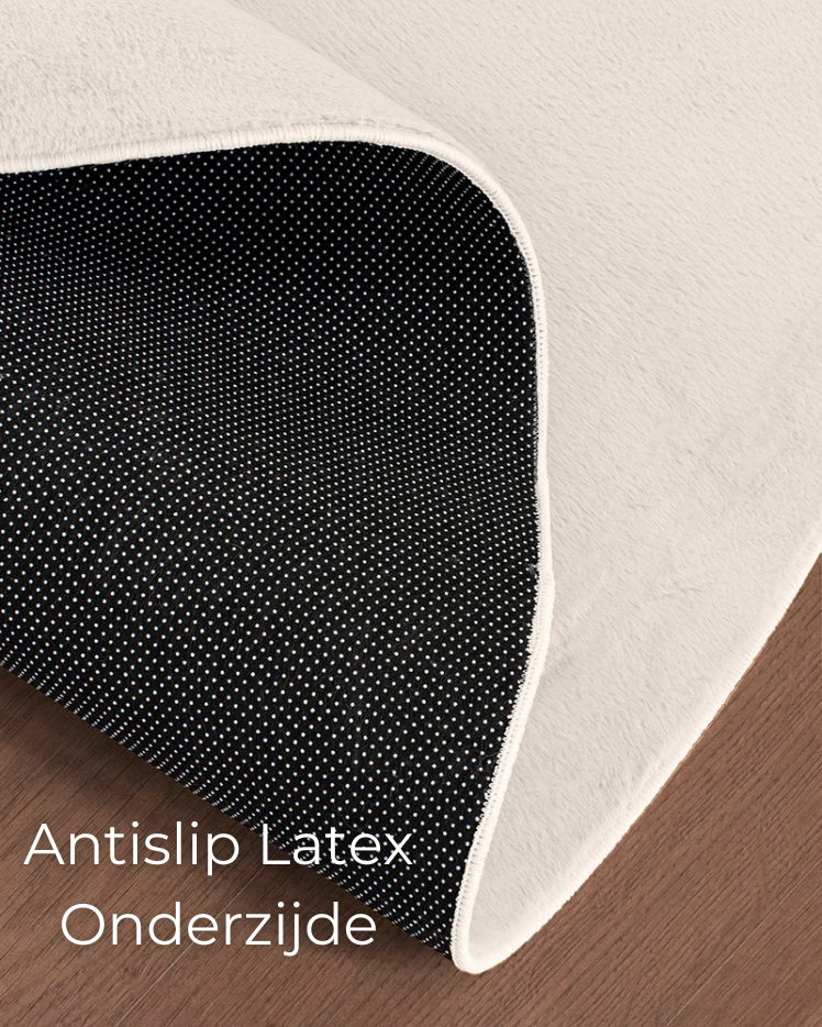 Rond Japandi Vloerkleed - Ovara Plano Beige