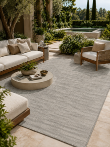 Binnen & Buiten Vloerkleed - Urban Breeze Zilver