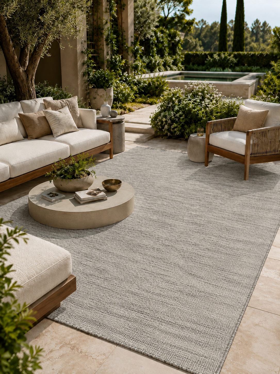 In & Outdoor Teppich - Urban Breeze Silber