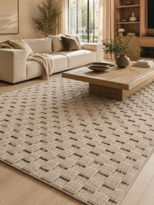 Japandi Vloerkleed - HELIX 2203 BEIGE