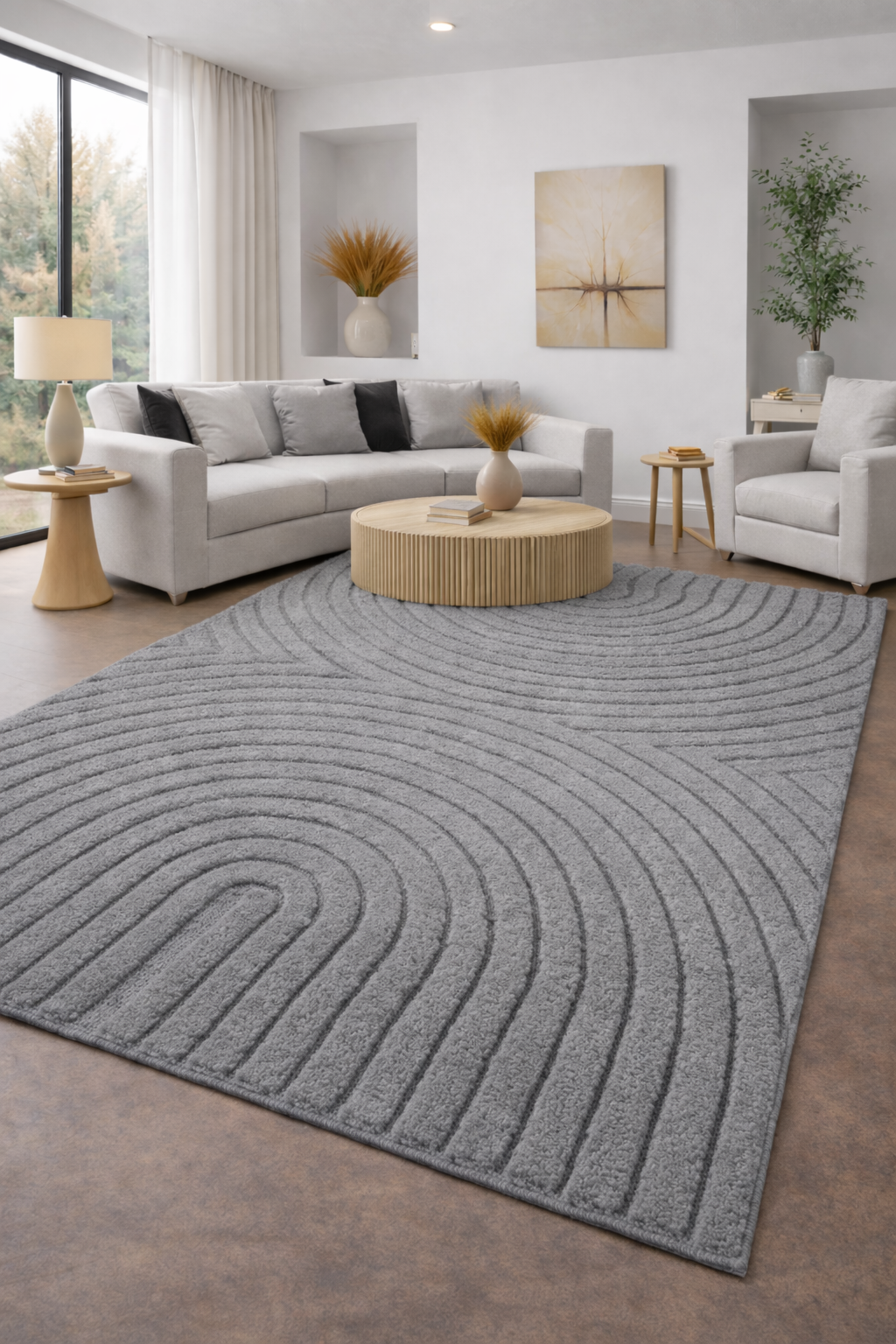 Japandi Vloerkleed - ART 1122 SILVER