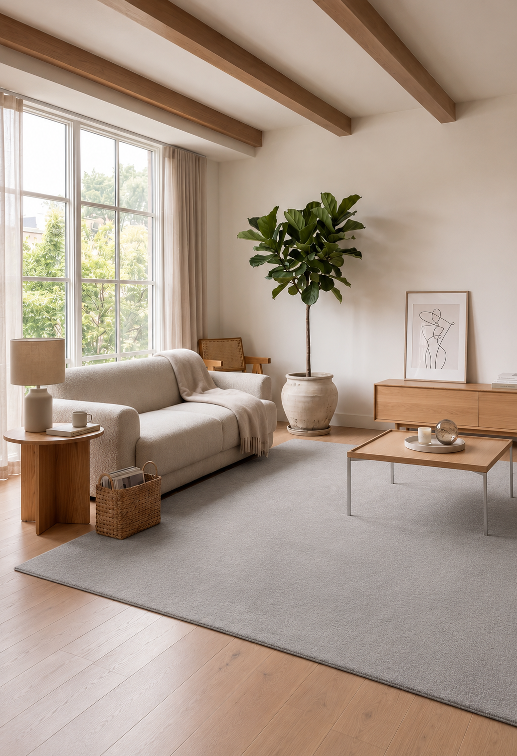 Modern Vloerkleed - JOY 1400 SILVER