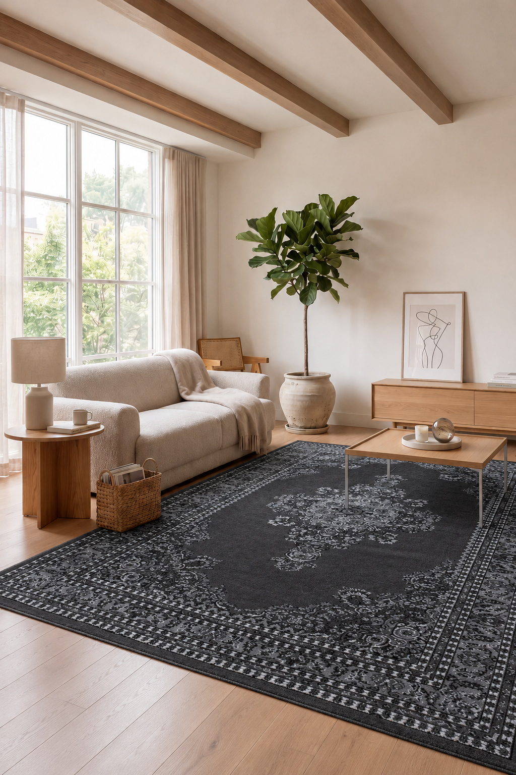 Vintage Vloerkleed - MARRAKESH 297 GREY