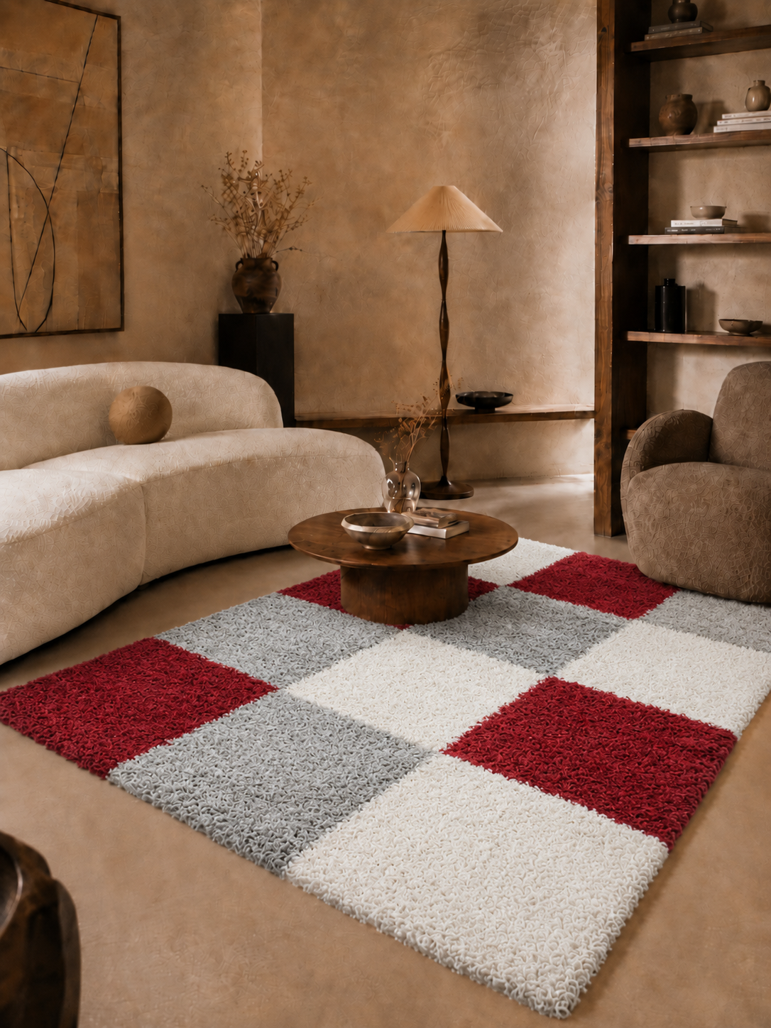 Shaggy Hoogpolig Vloerkleed - LIFE 1501 RED
