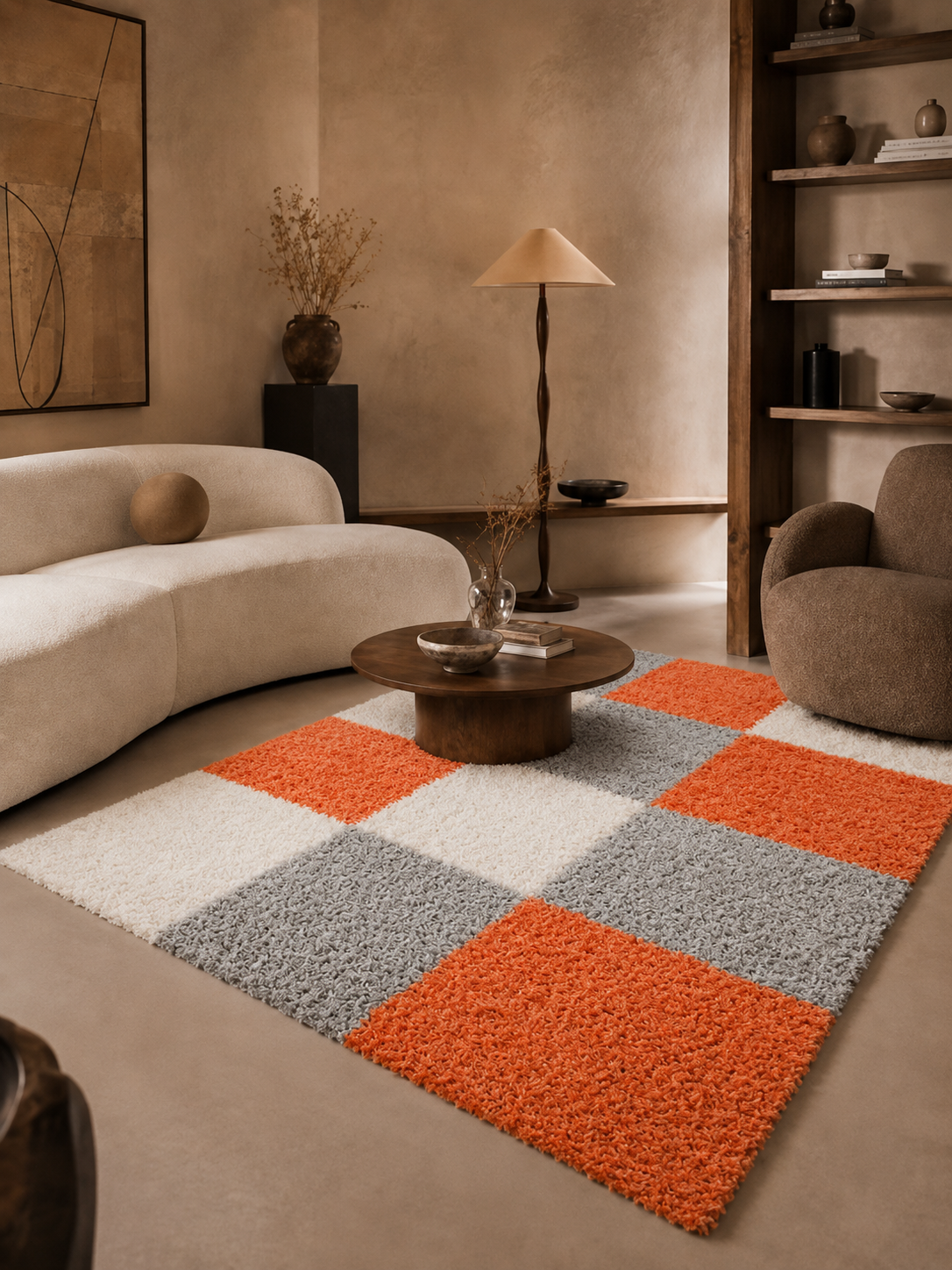 Shaggy Hoogpolig Vloerkleed - LIFE 1501 TERRA