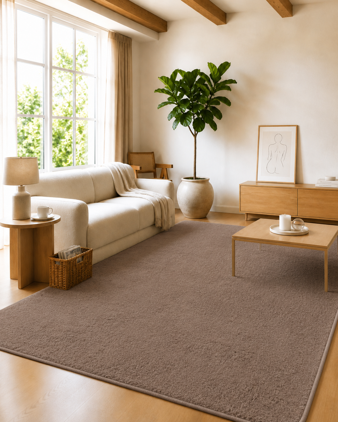 Modern Vloerkleed - JOY 1400 MOCCA