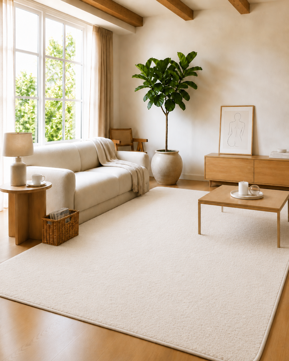 Modern Vloerkleed - JOY 1400 CREAM