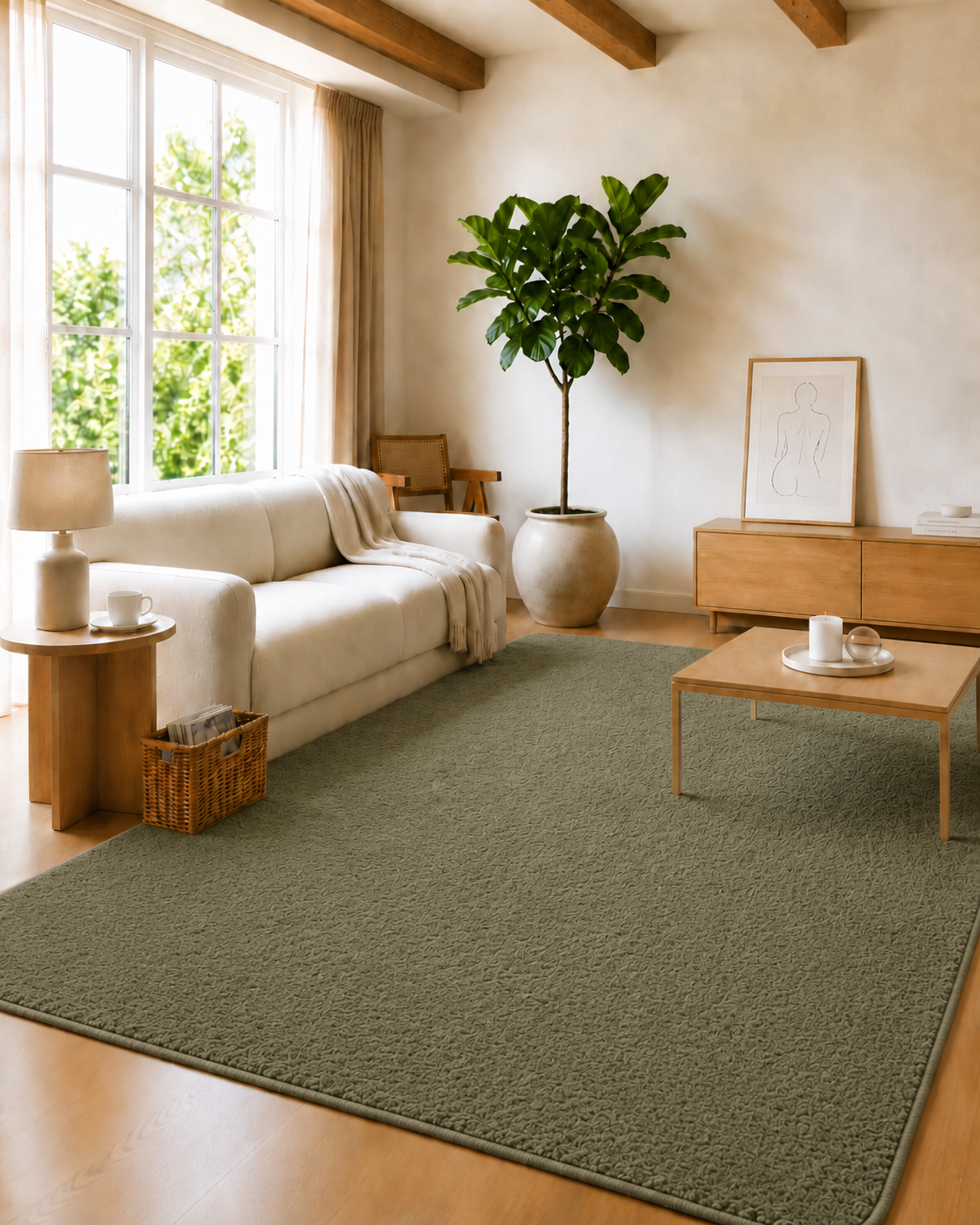 Modern Vloerkleed - JOY 1400 GREEN