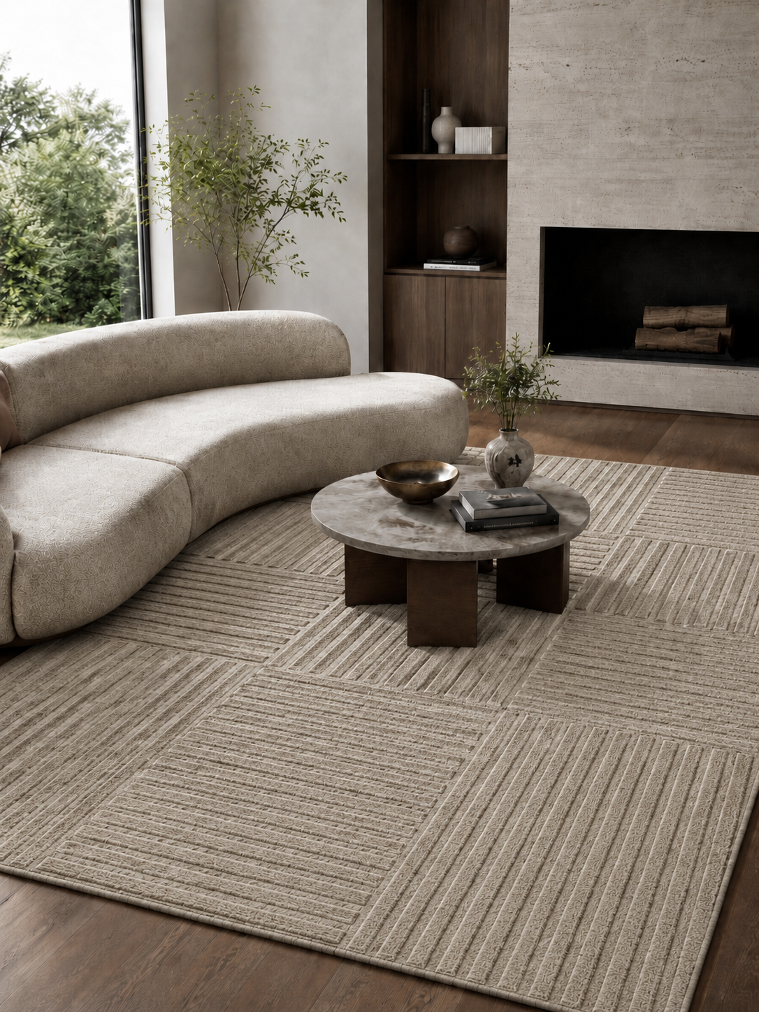 Japandi Vloerkleed - ART 1123 BEIGE