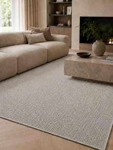 Japandi Vloerkleed - HELIX 2200 SILVER