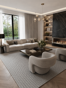 Japandi Vloerkleed - HELIX 2203 SILVER