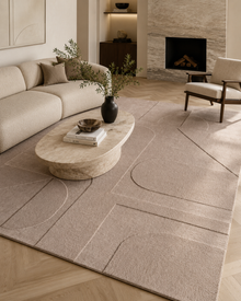 Japandi Vloerkleed - POMPEI 1614 BEIGE