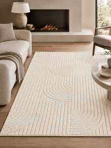Japandi Vloerkleed - HELIX 2201 CREAM