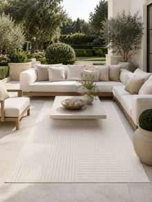 Japandi Vloerkleed - NOVA 1202 CREAM