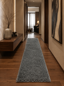 Loper Hoogpolig Vloerkleed - FLUFFY 3500 LIGHTGREY
