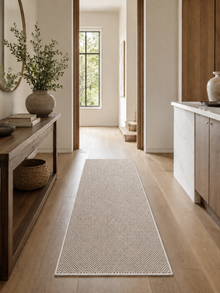 Loper Japandi Vloerkleed - HELIX 2200 BEIGE