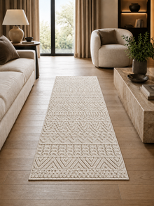Loper Japandi Vloerkleed - HELIX 2202 CREAM