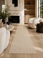 Läufer Japandi Teppich - HELIX 2203 BEIGE